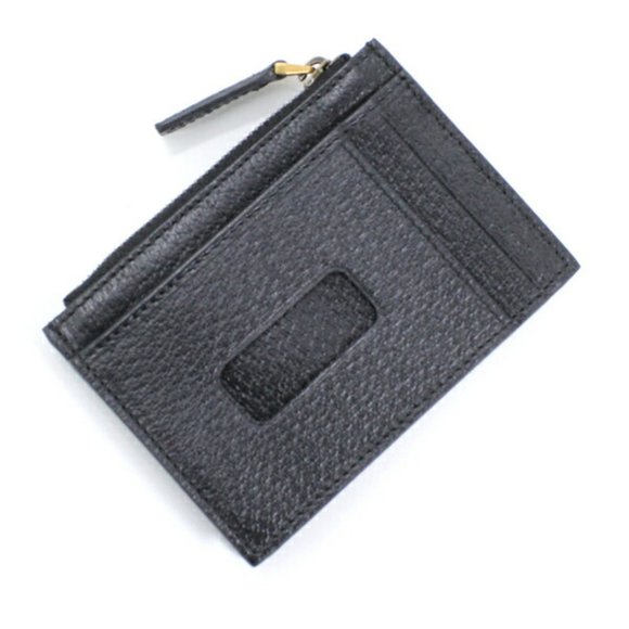 Gucci Coin Case Card Pass Purse GG Marmont Small Wallet Men Women Black 65758... - Picture 2 of 7
